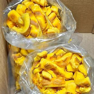 新货虎皮边角料虎皮边边面包边蛋糕边早餐面包胚子虎皮卷蛋糕点心