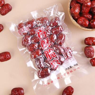 蜜月恒脆枣无核香酥脆枣嘎嘣脆空心脆枣真空包装