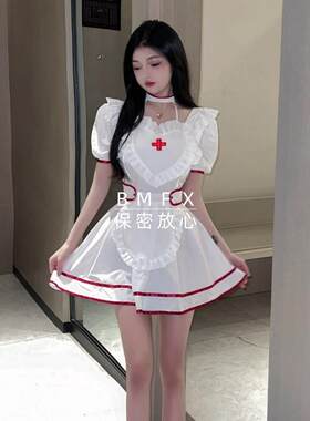 可爱护士小姐姐！纯欲风连衣裙cosplay制服套装万圣节网红主播服