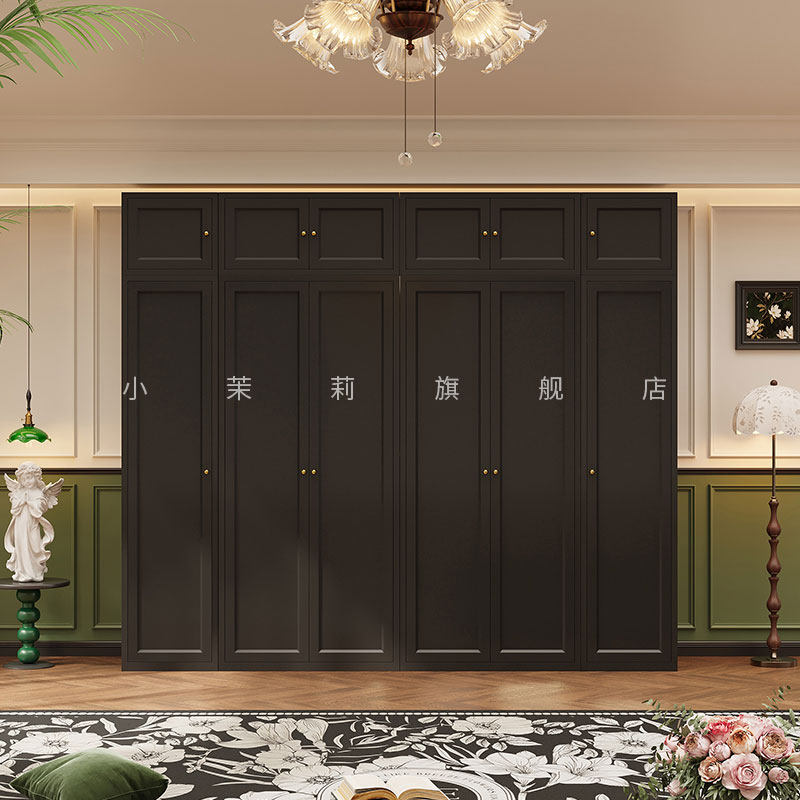 两门衣柜组合家用小户型卧室简约现代铁皮储物柜无甲醛儿童收纳柜