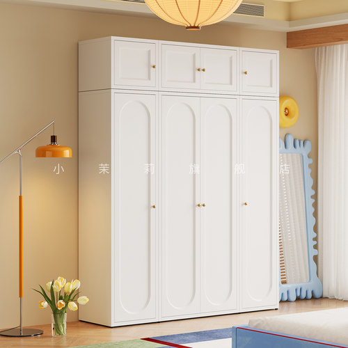 新款奶油风大衣柜家用卧室