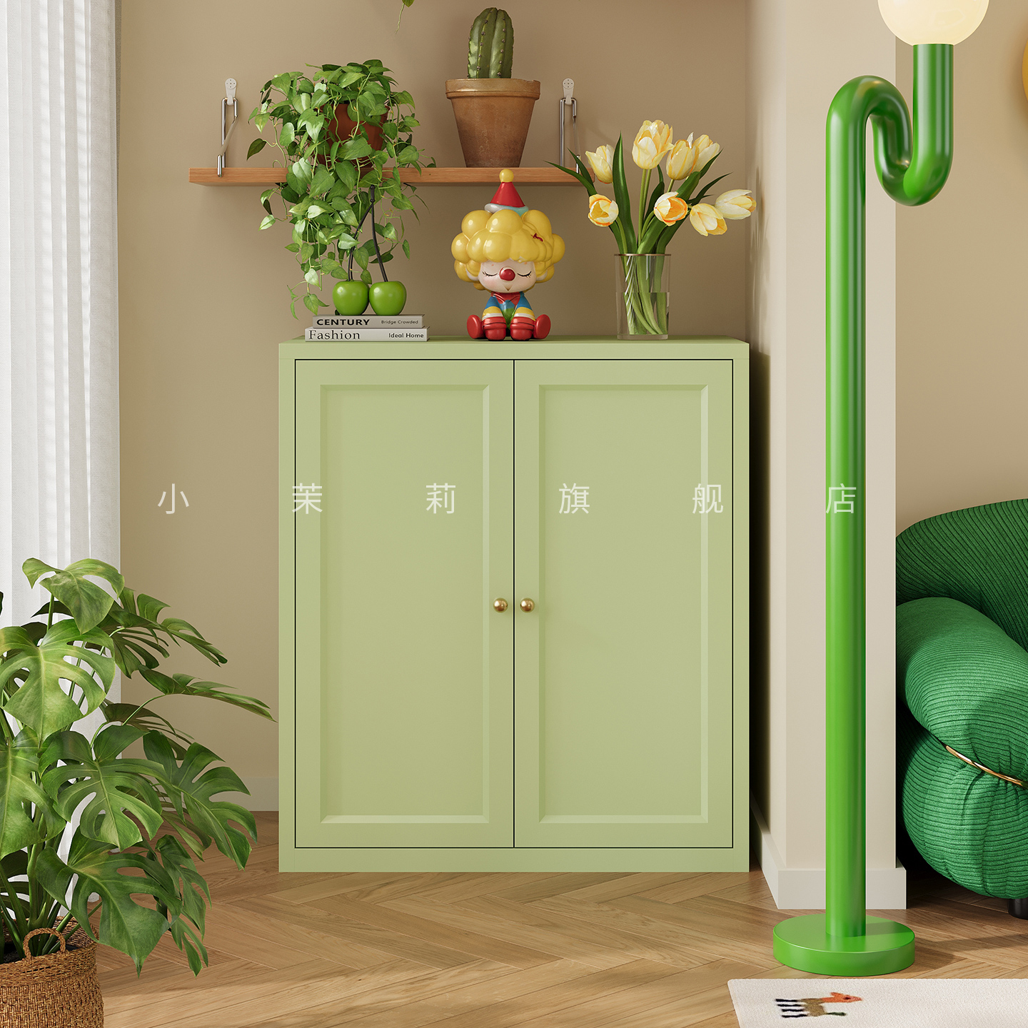 钢制阳台储物柜组合矮柜