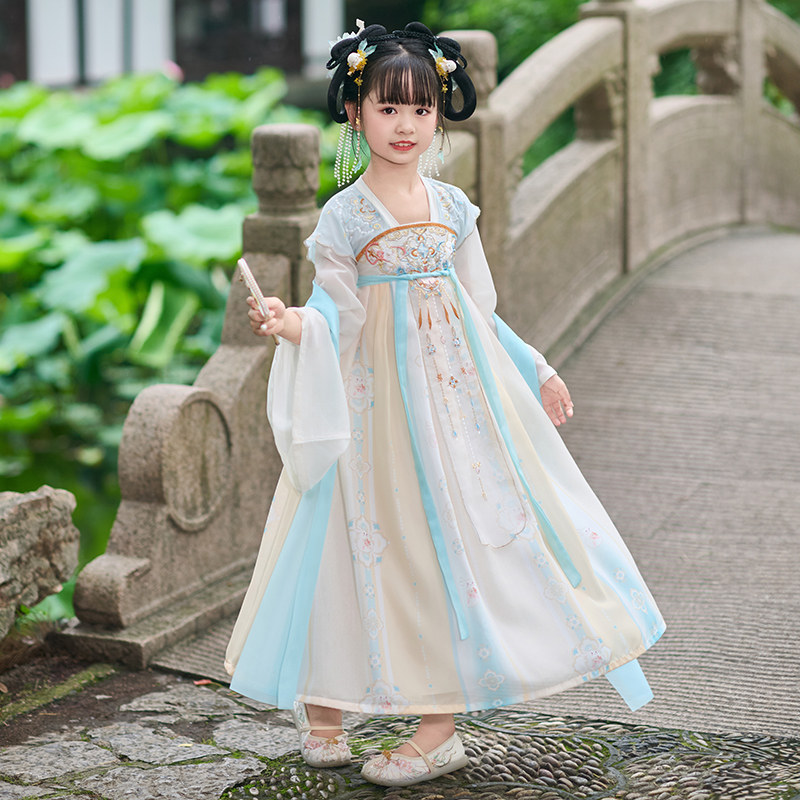 女童新中式古风汉服襦裙超仙