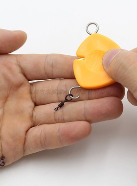 欧式多用途新款便携式打结器 橙色工具天平钓组Multi Puller Tool