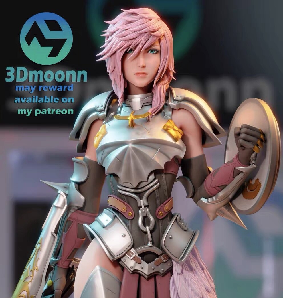 最终幻想 雷霆归来  3D打印文件，可打印模型