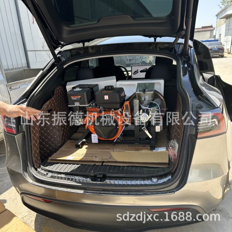 振德流动摆摊车载暗仓膨化机汽油膨化机箱式暗仓玉米杂粮膨化机