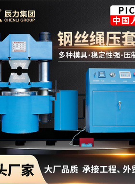 辰力150-3000吨钢丝绳压套机铝套压扣机可调节油压式二四柱液压机