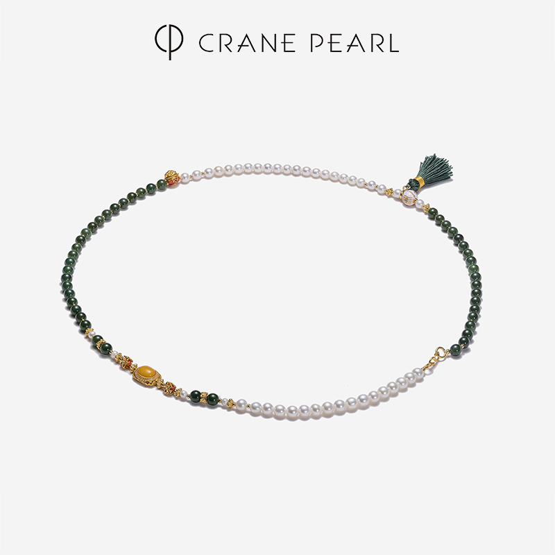 蔻润天然淡水珍珠毛衣链