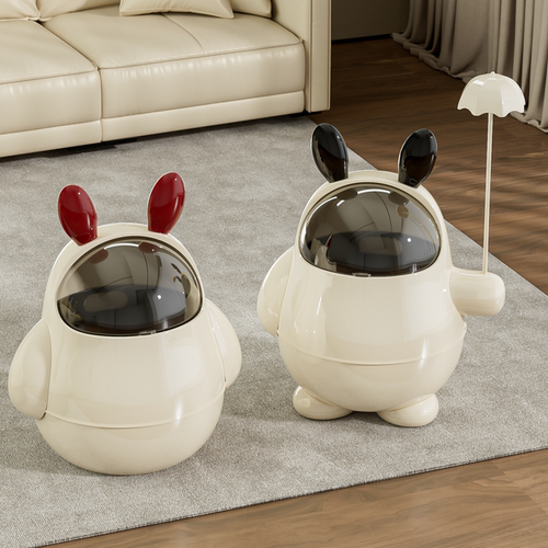 垃圾桶家用创意可爱高颜值垃圾桶客厅卧室收纳大容量带盖加厚简约