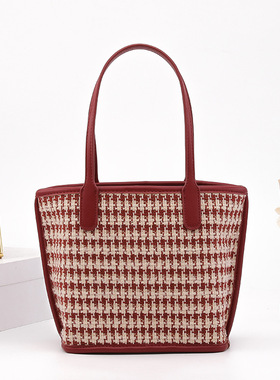 子母包包女红色婚包新娘包结婚手提包菜篮子婚礼感百搭单肩包