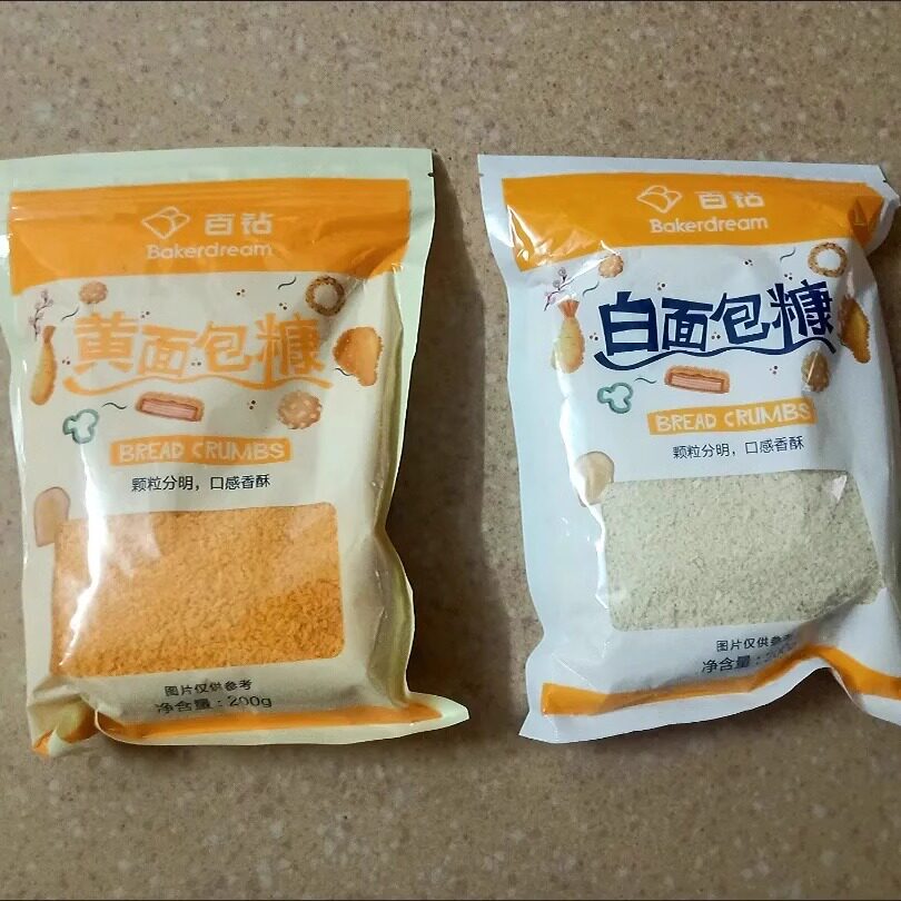 【抢】安琪百钻白面包糠黄面包糠家用炸鸡排鸡腿裹粉油炸鸡