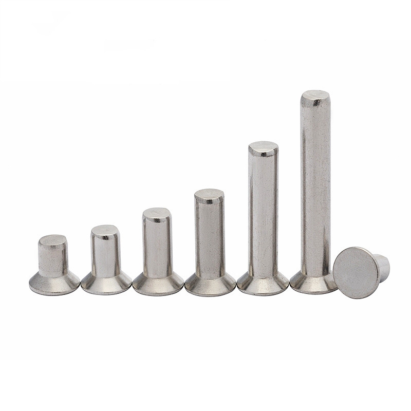 不锈钢沉头铆钉实心平头对锁