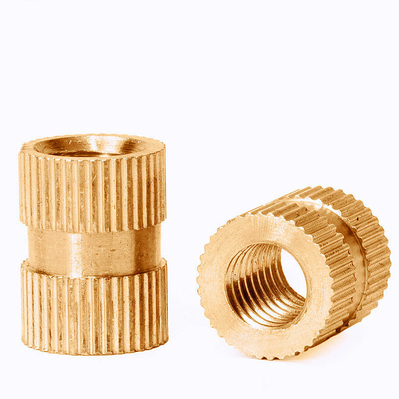 铜镶嵌件注塑铜螺母大全预埋件滚花铜嵌件卫浴m2m2.5m3m4m5m6m8