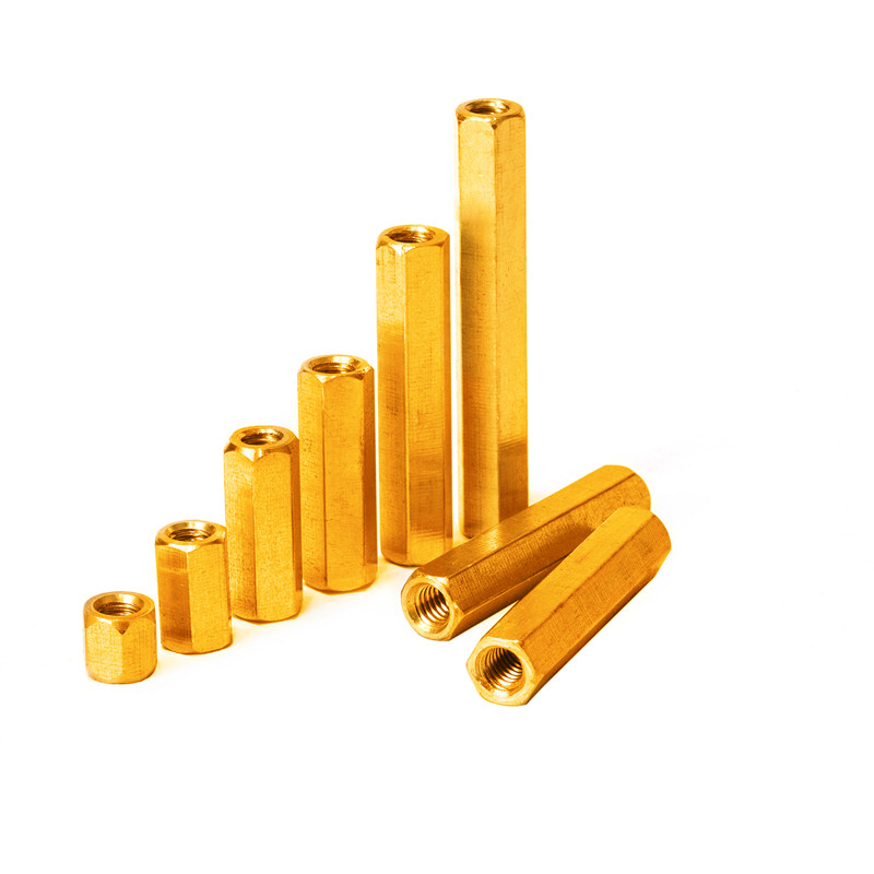 双通铜柱平头空心六角柱隔离柱m4*6-20 1斤/包