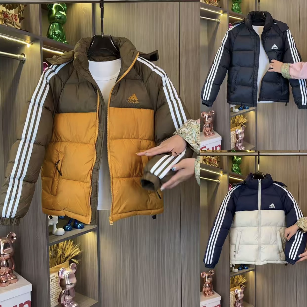 欧货新款男装冬季刺绣加厚保暖时尚棉服（帽子可拆卸）812