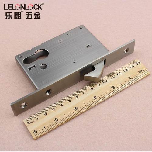 欧标移门单钩锁体木门五金配件 不锈钢推拉门锁移门锁具锁体