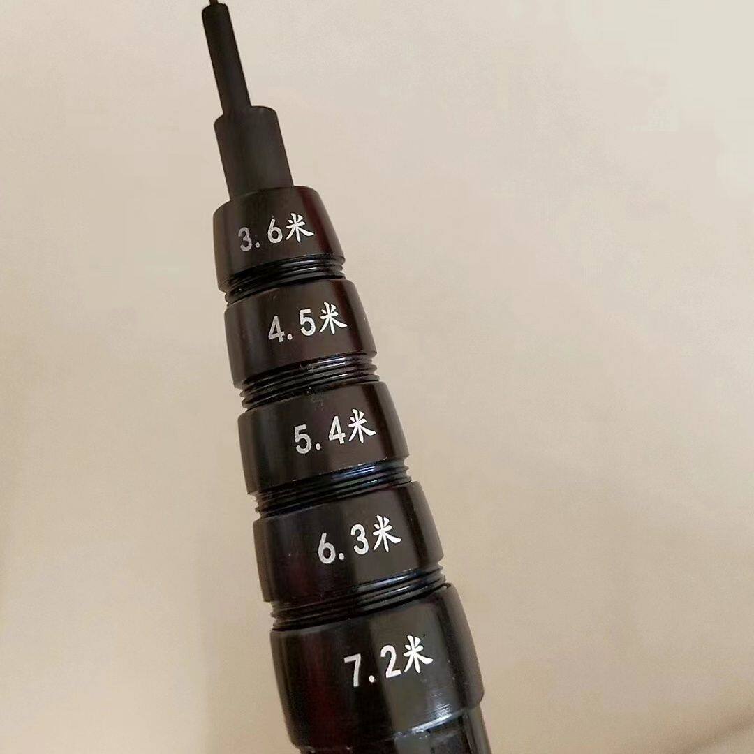 经典狼王28调5H定位竿一杆多用超轻超硬高碳7.2米五定位鱼竿钢筋