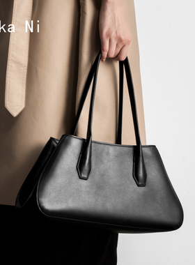 kikani Alger单肩手提包复古高级感老钱风女包腋下保龄球包枕头包