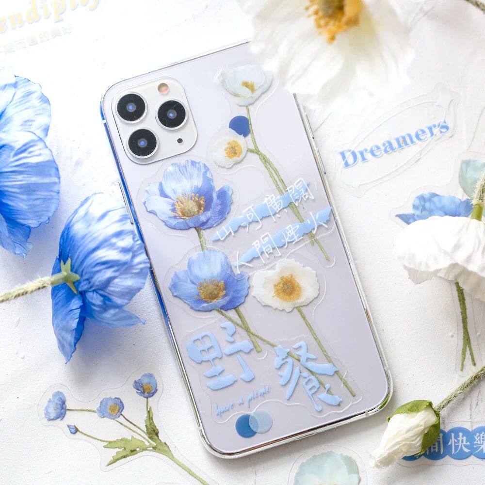 30pcs Flower ers Decorative Phone case Diary Album Scrapbook