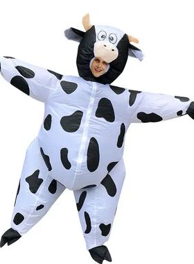 Cow Inflatable Monster Costume Scary Blow Up Cosplay Inflata
