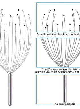 Head Massager Massage Claw Scalp Spa Fine Workmanship Long-l