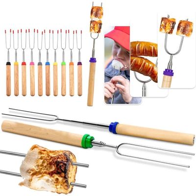 Marshmallow Roasting s Bulk Smores Skewers Hot Dog Camping S