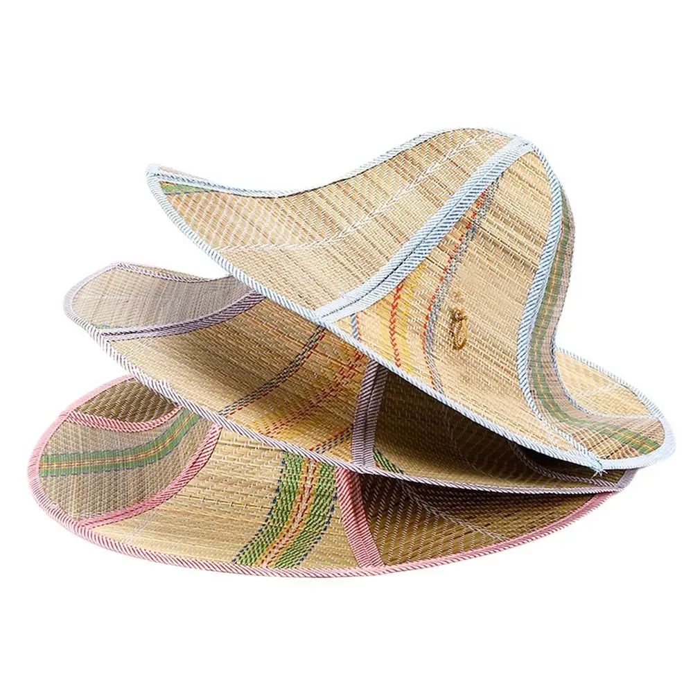 Men's Fishing Sunshade Hats for Women's Foldable Straw Hat R