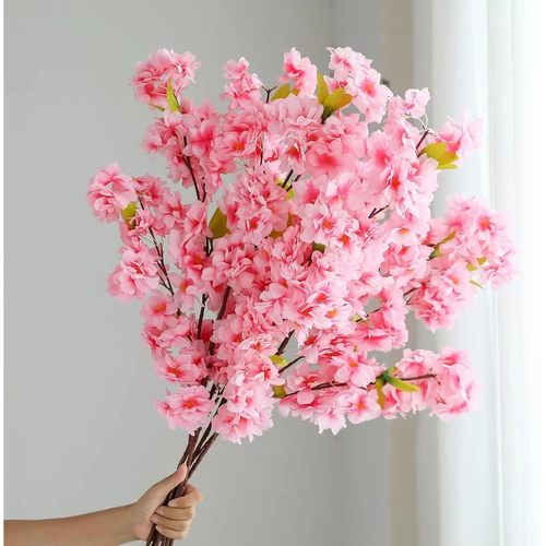 Sakura Artificial Flowers Bouquet for Garden Party Wedding M