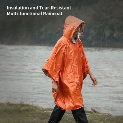 Emergency Raincoat Poncho Waterproof Rainwear Blanket Surviv