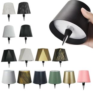 Wireless Bottle Table Lamp Touch Control of 3 Colors and Ste