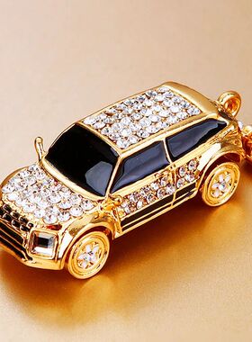 Hot Mini Car Keychain Rhinestone Car Keychain Key Rings for