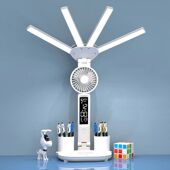 Table Light Lamp Study Rechargeable Reading for Desk