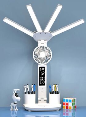 Rechargeable Table Lamp for Study, Desk Lamp Reading Light L