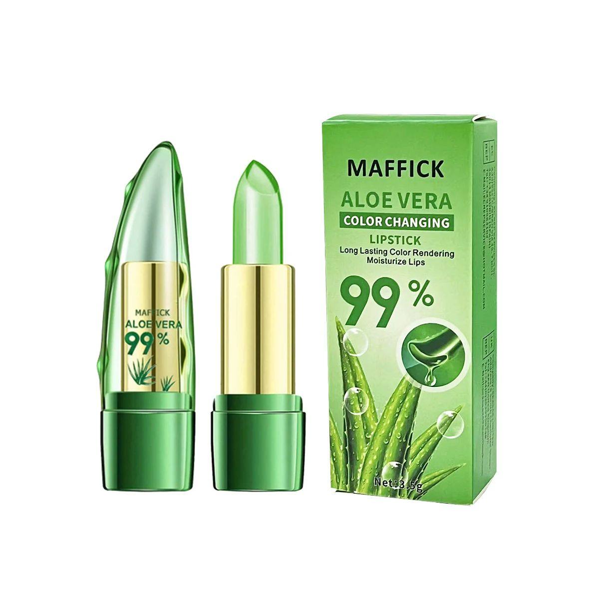 Aloe Vera Warm Change Lipstick for long-lasting lip protecti