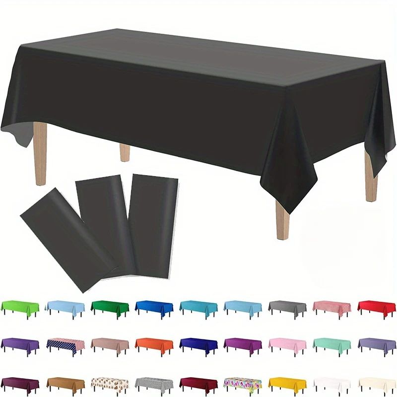 Disposable Plain Thickened Tablecloth,Solid Color Tablecloth