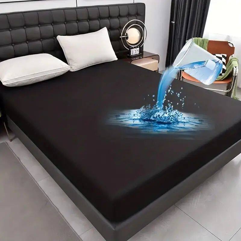 Waterproof Fitted Bed Sheet Comfortable Matress Protector wi