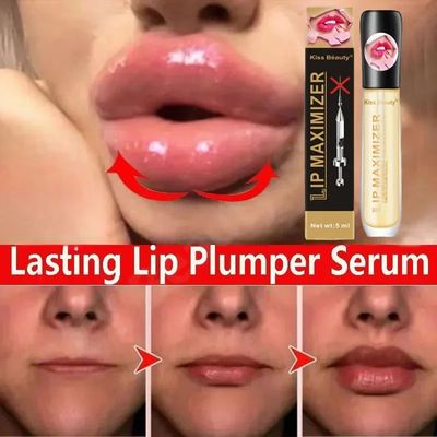 Fast Volumising Lip Plumper Serum Sexy Lip Oil Gloss Increas
