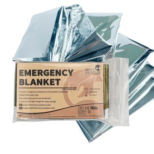 Rhino Rescue Emergency Blanket 1.6*2.1m Space Mylar Thermal