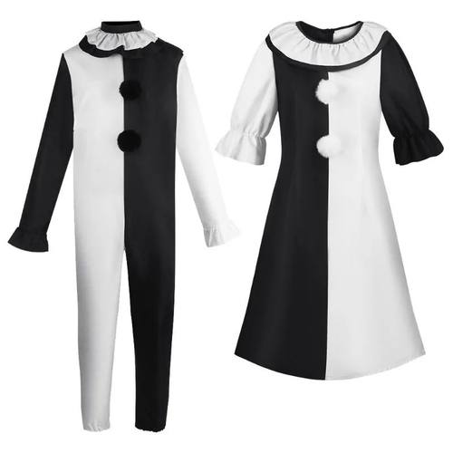 Terrifier Clown Cosplay Costume Adult Men Women Horror Carni