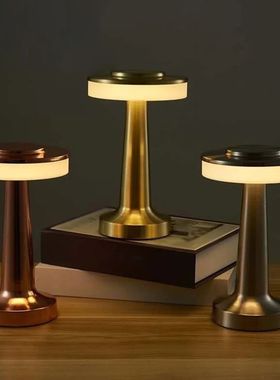Retro Led Table Lamp Usb Rechargeable Infinitely Dimmable Ni