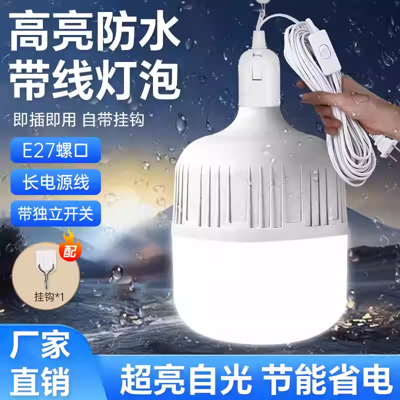 节能灯泡家用插电式户外照明灯