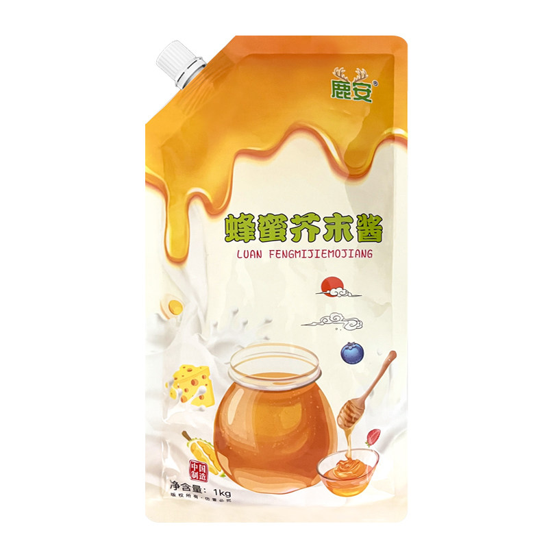 鹿安蜂蜜芥末酱2斤韩式炸鸡酱小包装热狗寿司三明治黄芥末酱美味