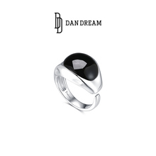 Dream肆蛇蛋形戒指原创简约不挑人复古轻奢原创设计开口指环 Dan