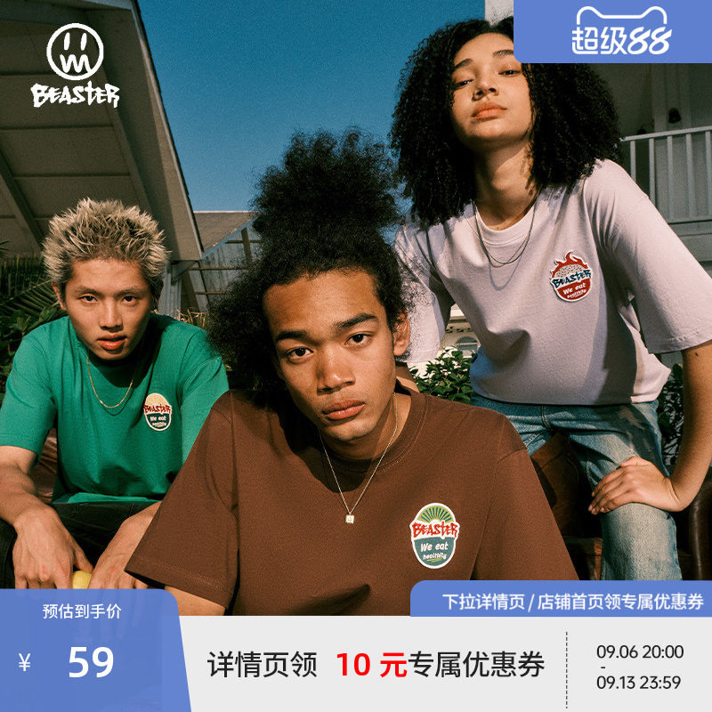 Beaster短袖T恤潮流美式图片