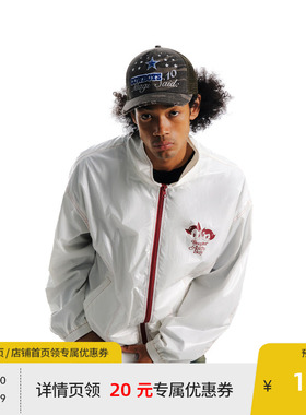 【铁臂阿童木联名】BEASTER油墨印花图案夹克男美式防水新款外套