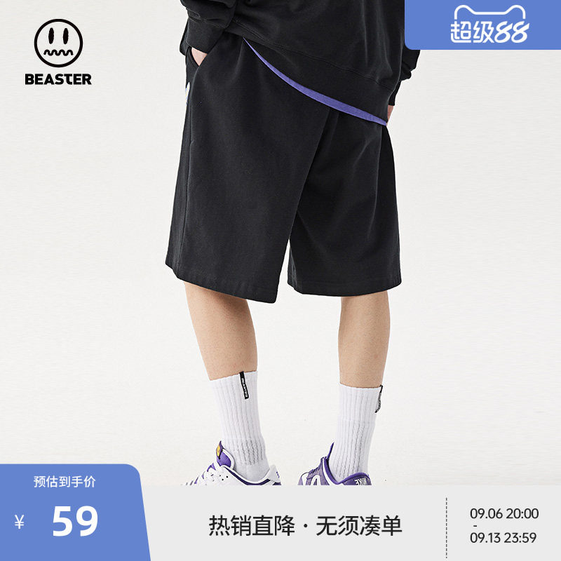 Beaster小恶魔简约休闲短裤图片