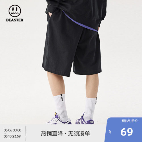 Beaster小恶魔简约休闲短裤