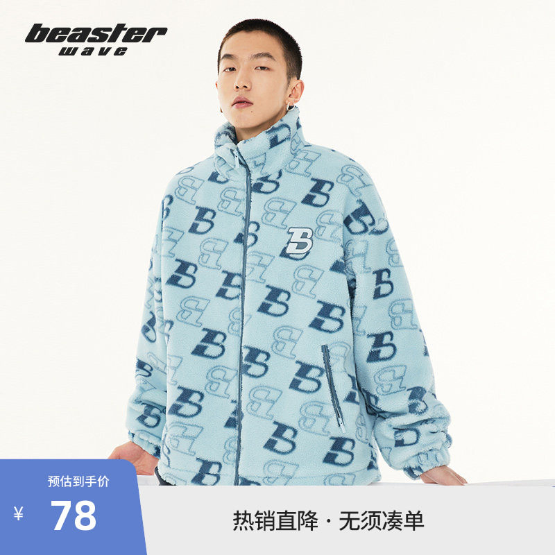 beaster小恶魔外套羊羔毛外套图片