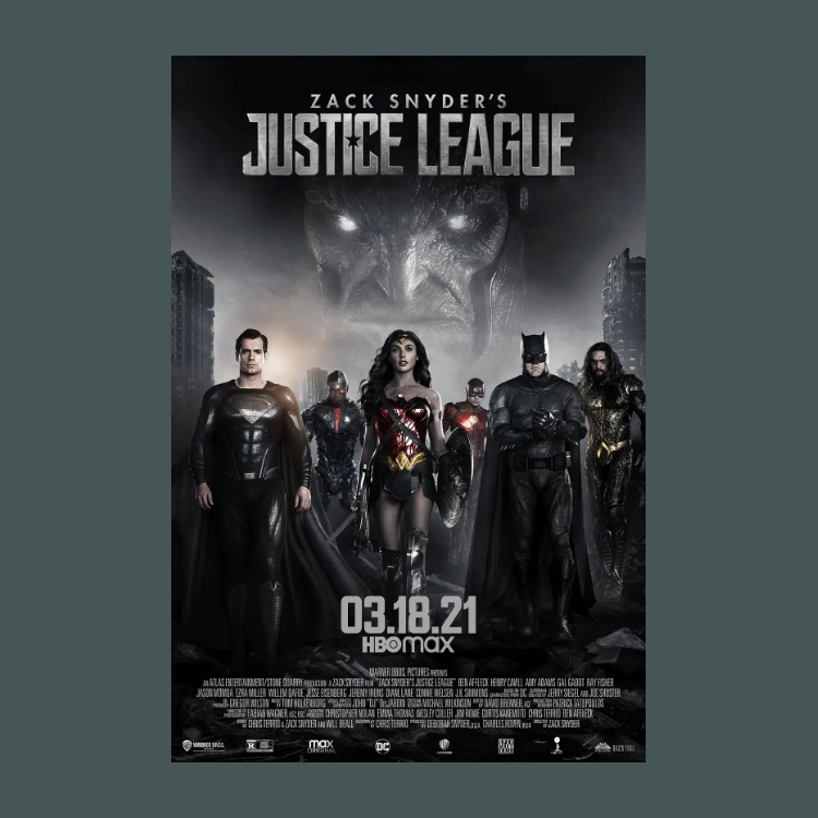 扎克施奈德版正义联盟电影海报定制照片墙贴纸打印周边文艺装饰画