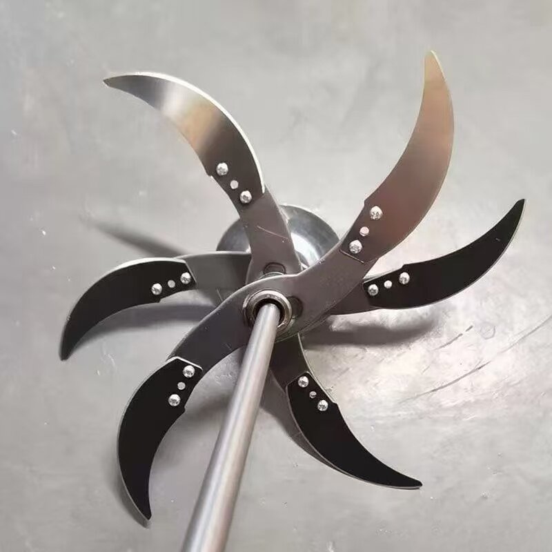 6刀片切草机粉碎机切菜塑料桶瓜喂鸡家禽养殖农村家用电钻改装diy